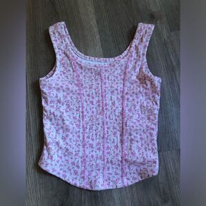 📳 Art Class | Floral Tank Top